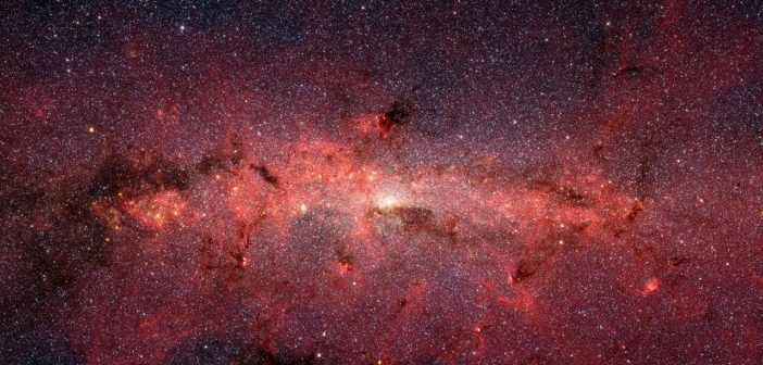 Infrared image of Milky Way from NASA's Spitzer Space Telescope