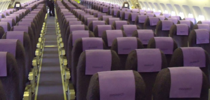 Monarch Airline seats