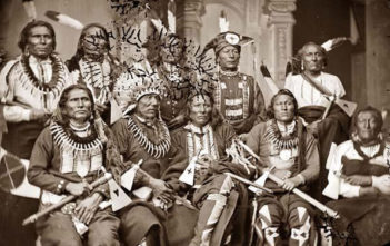 Native American chiefs in 1865