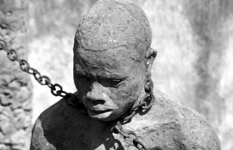 Slavery memorial in Tanzania