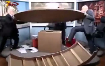 Fight breaks out on TV debate about Syrian conflict