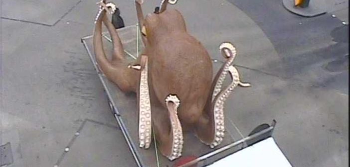 Betfair octopus cuses traffic chaos in London