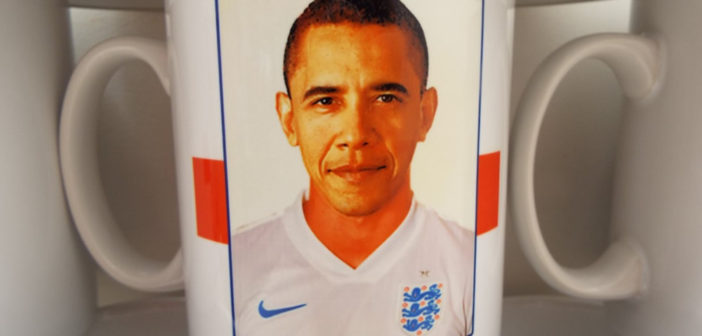 Chris "Barack Obama" Smalling England World Cup mugs
