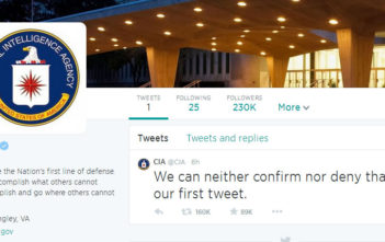 CIA on Twitter