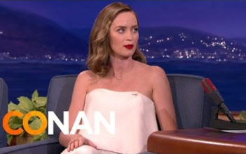 Emily Blunt on Conan