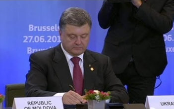 EU signs pact with Ukraine, Georgia, and Moldova