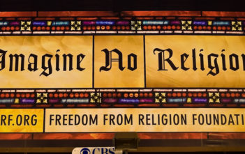 "Imagine no religion" atheist billboard