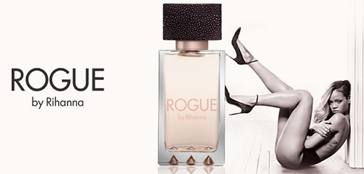 Rihanna Rogue perfume poster