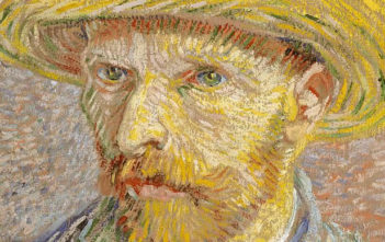 Vincent van Gogh - Self-Portrait with Straw Hat (1888)