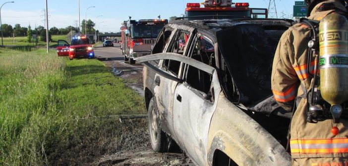 Car wreckage