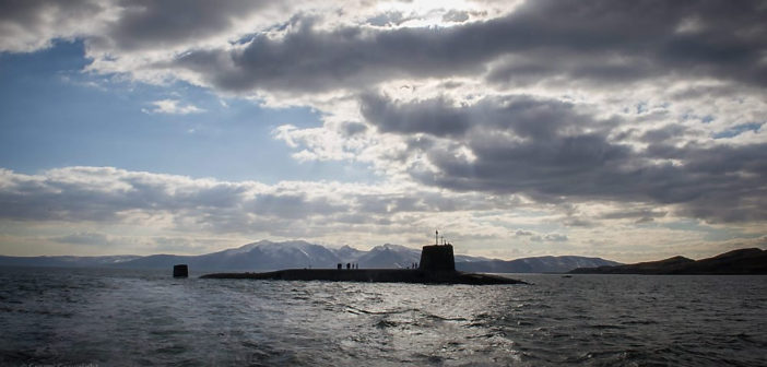 HMS Victorious Trident submarine