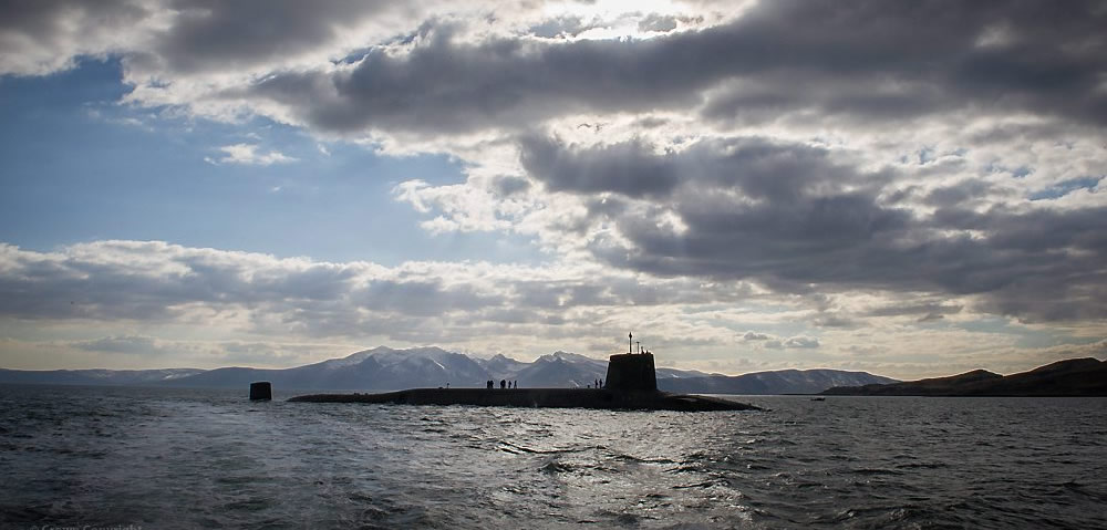 HMS Victorious Trident submarine