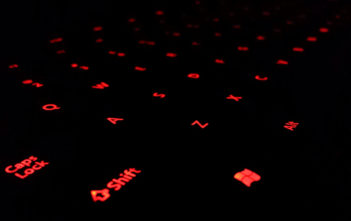 Keyboard glow