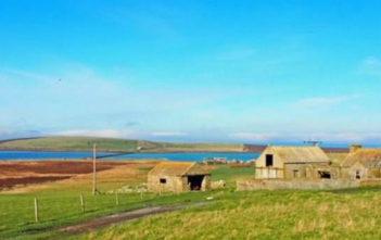 Littlequoy and Hunda in the Scottish Orkney Islands