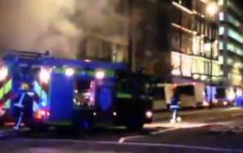 Explosion at Piccadilly Circus, London