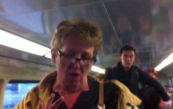 Racist abuse on Sydney train caught on video