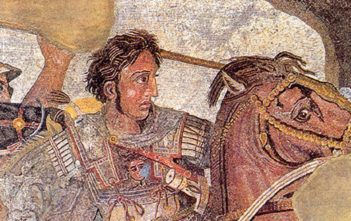 Mosaic of Alexander the Great at the Battle of Issus