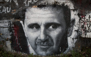 Bashar al-Assad graffiti