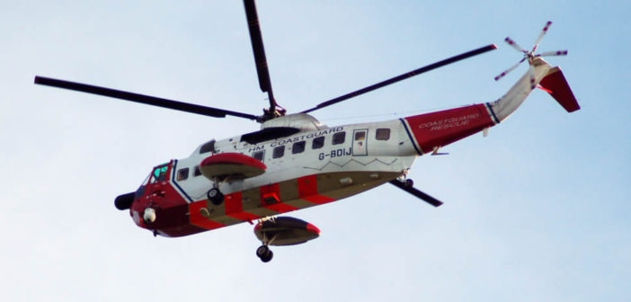 Coast Guard helicopter