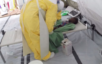 MSF Ebola treatment centre