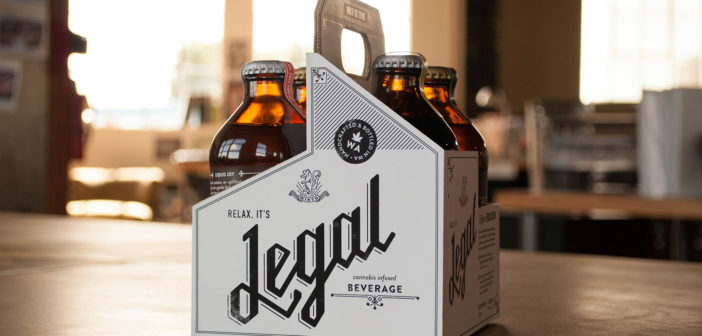 Legal cannabis-infused drinks
