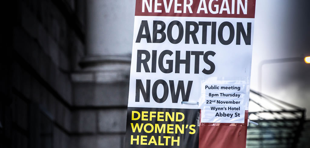 Pro-choice abortion demonstration