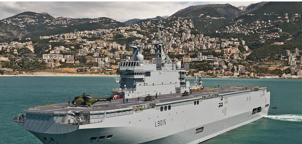 BPC Dixmude Mistral-class warship
