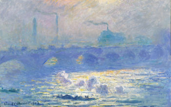 Waterloo bridge by Claude Monet