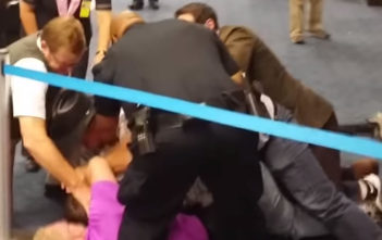 Homophobic brawl in Dallas airport