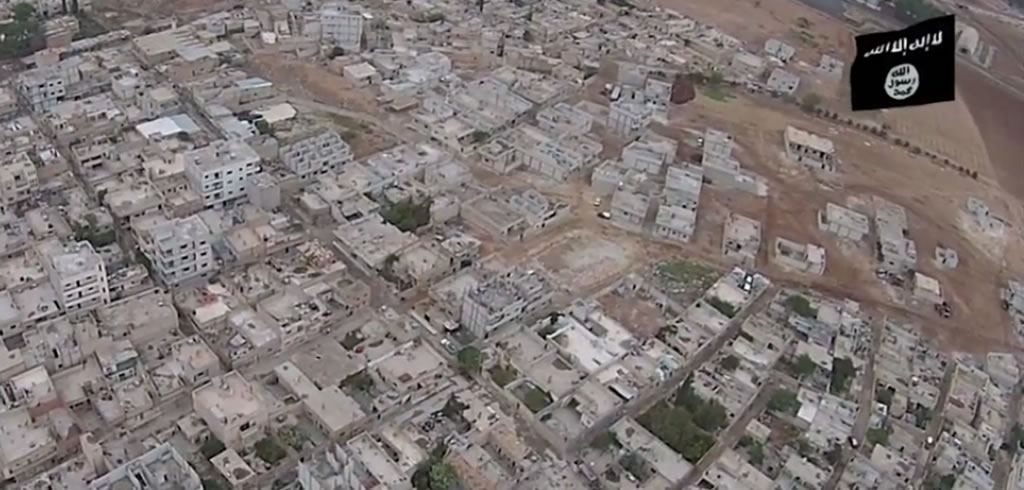 Islamic State propaganda video showing hostage John Cantlie in Kobane