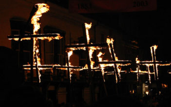 Fire crosses