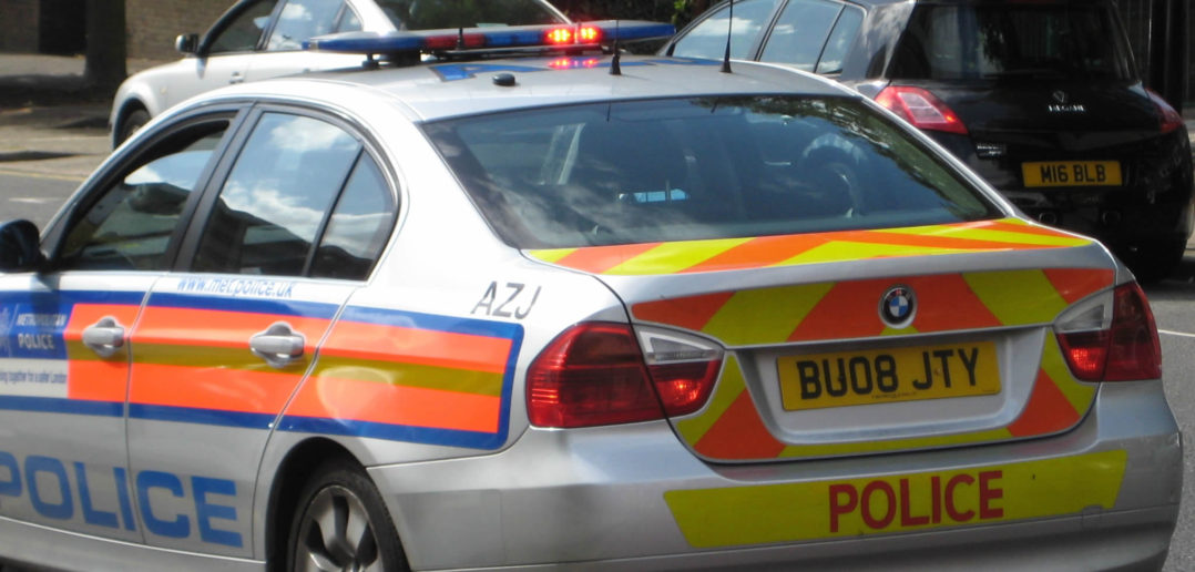 Police car, London