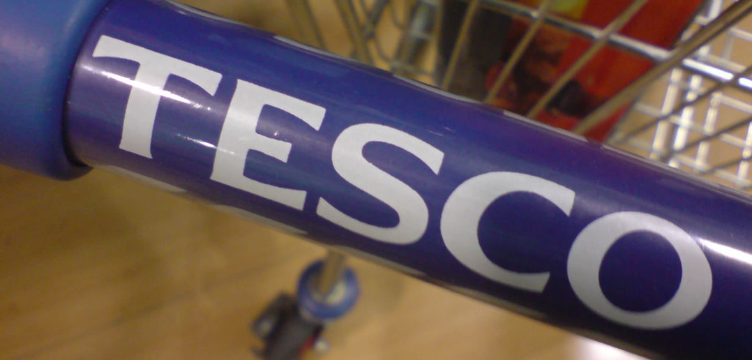 Tesco shopping trolley