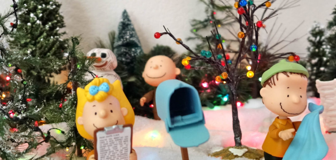 Snoopy Christmas scene