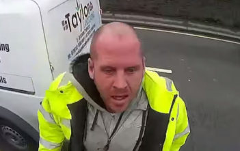 White van man attacks cyclist