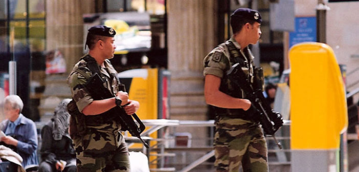 Troops in Paris