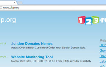 UKIP website down with DNS issue