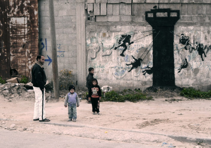 Banksy in Gaza 2014/15