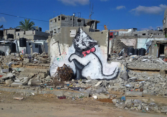 Banksy in Gaza 2014/15