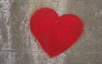 Heart graffiti