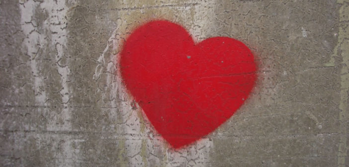 Heart graffiti