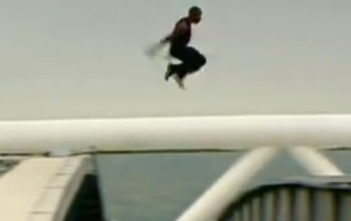 Parkour at the Millennium Stadium
