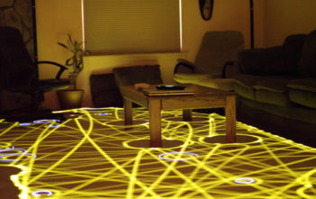 Path of a Roomba hoover/vacuum cleaner