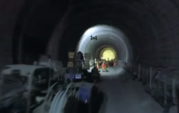 Crossrail drone video