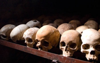 Rwandan Genocide skulls