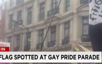 CNN confuse ISIS flag with one covered in dildos