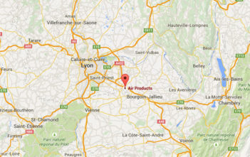 map of Saint Quentin Fallavier, France