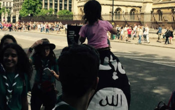 ISIS flag in London