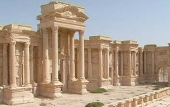 Is militants destroy Baalshamin temple, Palmyra