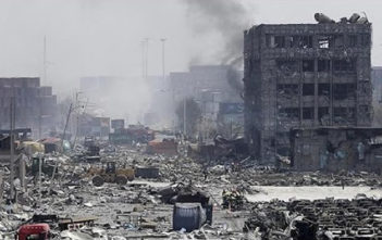 Tianjin explosions aftermath